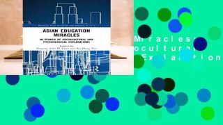 Asian Education Miracles: In Search of Sociocultural and Psychological Explanations (Routledge