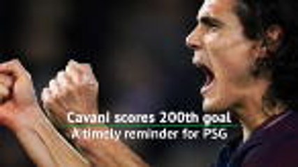 下载视频: Cavani reaches 200 goals for PSG