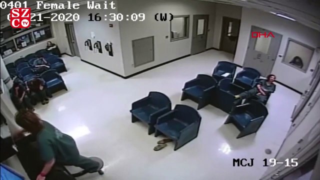 Kadın mahkum havalandırma borusundan böyle kaçmaya çalıştı