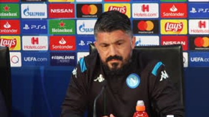 FOOTBALL: Ligue des Champions: : 8es - Naples - Gattuso : "Messi est un exemple pour le football mondial, pour les enfants"