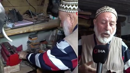 81 Yaşındaki Ayakkabı Ustası, 64 Yıldır El Yapımı Ayakkabı Yapıyor