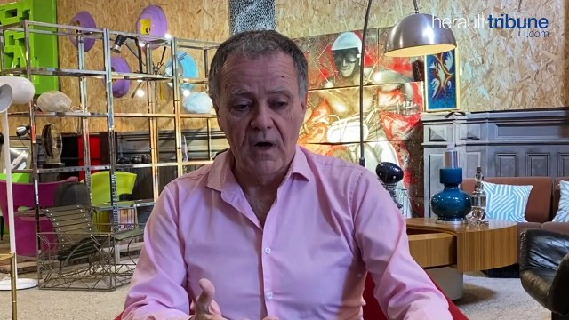 PEZENAS - Interview d'Alain Vogel-Singer, les yeux dans les yeux avec Paul-Éric Laurès