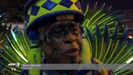 Concentração e nervosismo para os desfiles