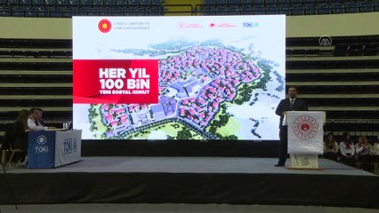 'Her yıl 100 Bin Yeni Sosyal Konut Projesi'nde ilk kura İzmir'de çekildi
