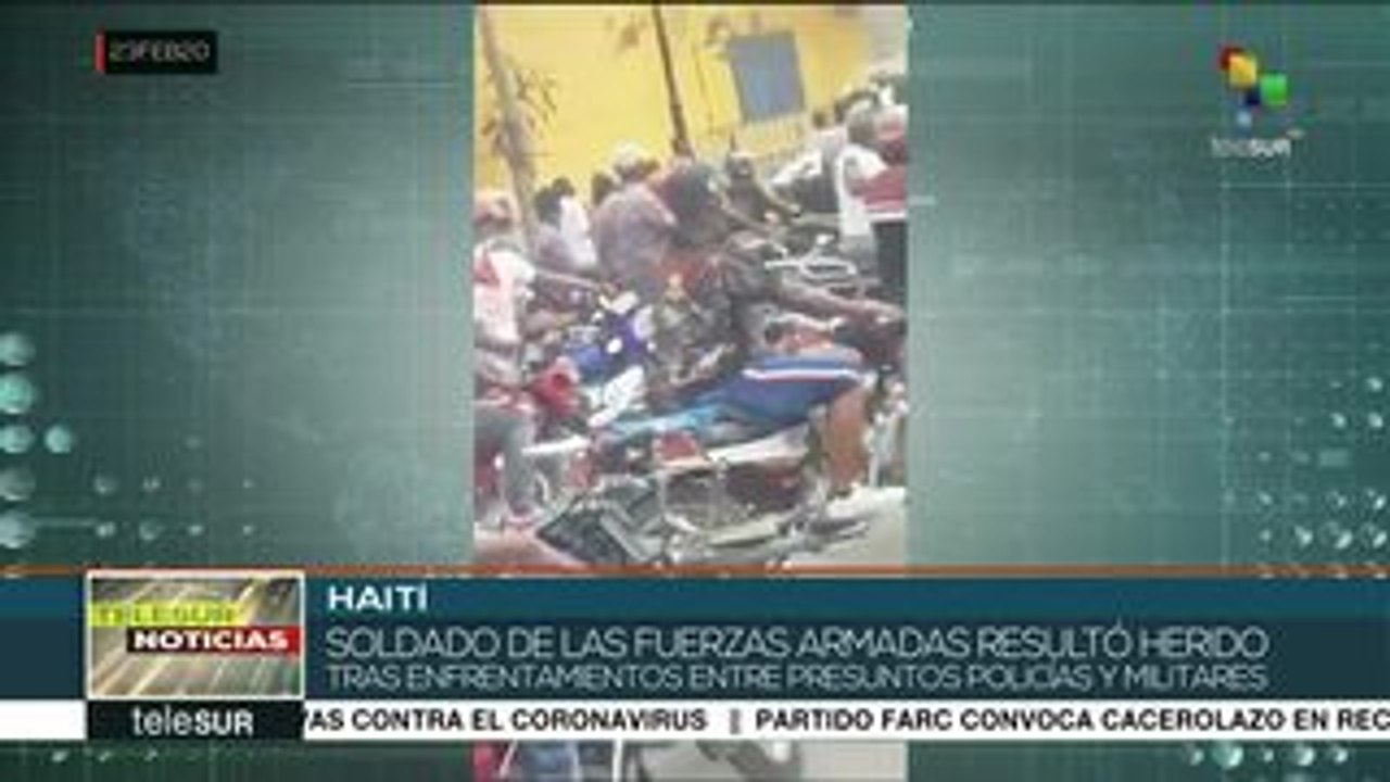 Chocan policías y militares en protesta por mejoras salariales