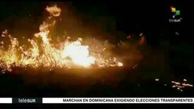 Colombia: habitantes del Meta exigen investigar incendio forestal