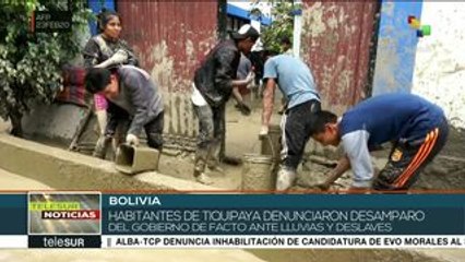 Gobierno de facto abandona a bolivianos durante las inundaciones