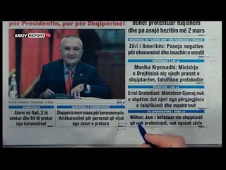 Report TV - Emisioni Shtypi i Ditës dhe Ju, gazetat dhe telefonatat 23 Shkurt 2020