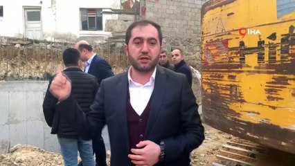 Darıca'da inşaat temelinde kayma meydana geldi