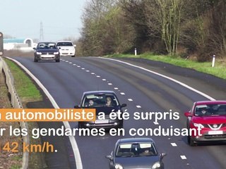 Flashé à 142 km/h, un homme se justifie d’une façon surprenante !