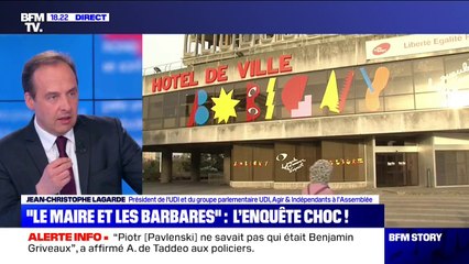 Jean-Christophe Lagarde sur l'enquête "Le maire et les barbares": "Il n'y a pas un mot de vrai là-dedans"