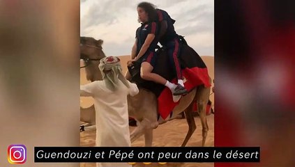 Guendouzi et Pépé dans le désert - Cherki à l'entrainement - Benedetto concenctré - KB9