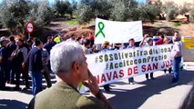 Barricadas de fuego en Jaén en el inicio de una nueva semana con el campo en pie de guerra