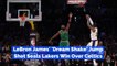 LeBron James' 'Dream Shake' Jump Shot Seals Lakers Win Over Celtics