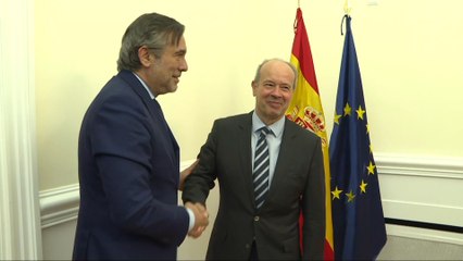 Reunión del consejero de Justicia, Interior y Víctimas de la CAM con Campo