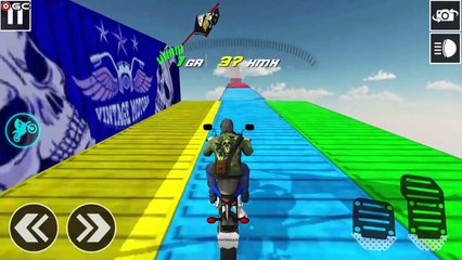 Crazy Bike Driving Simulator  3D Stunt Game - Impossible Motor Games - Android GamePlay #2