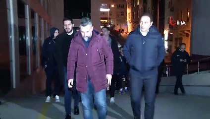 Kasımpaşalı futbolcular Nursal Bilgin için hastanede