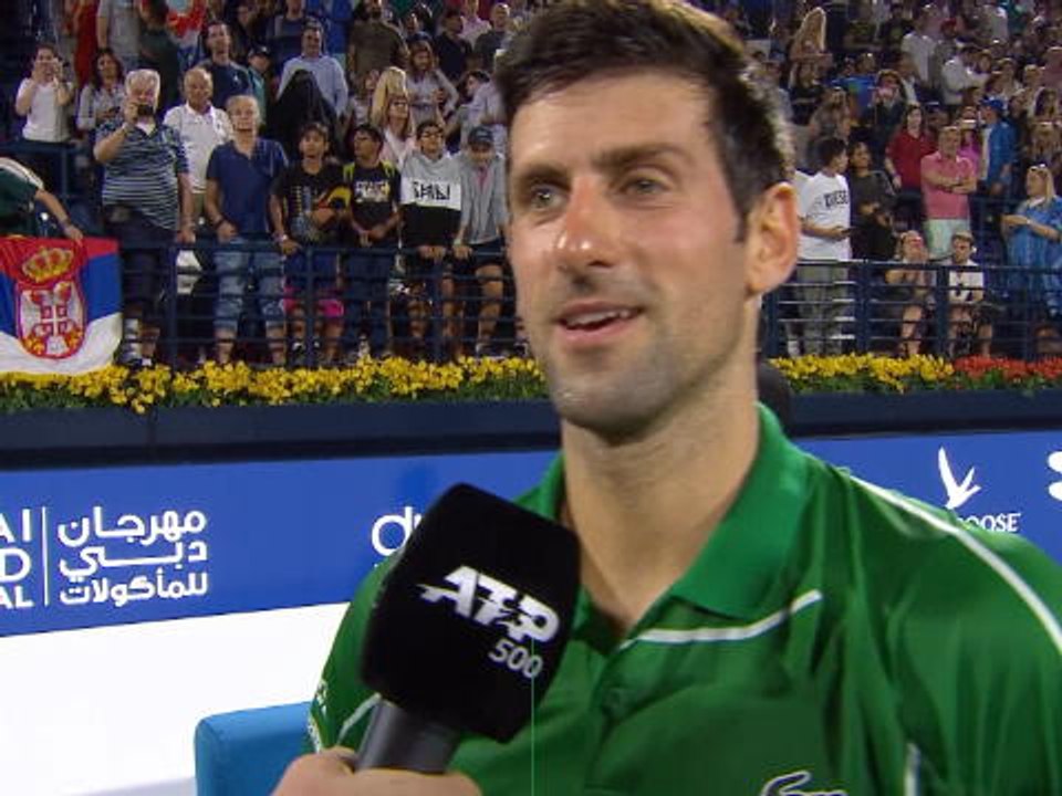 TENNIS : ATP : Dubaï - Djokovic : "Un plaisir d'étre de nouveau à Dubaï"