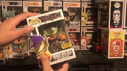 Venom Venomized Green Goblin Funko Pop Marvel Hot Topic Exclusive Out The Box Review