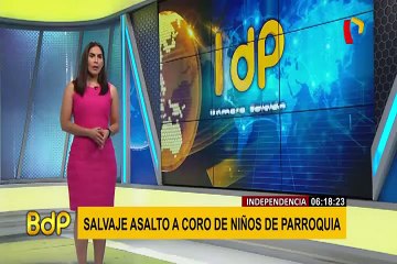 Cercado: cámara registra a dos jóvenes escapando de asaltantes