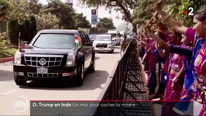 Inde : un mur pour cacher la misère à Donald Trump