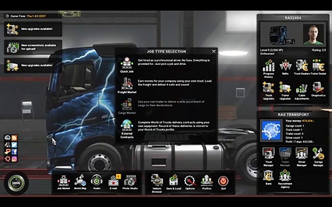 Euro Truck Simulator 2 2019 Run Part 7