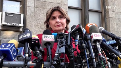 Harvey Weinstein's lawyer clashes with Gloria Allred after the trial in New York