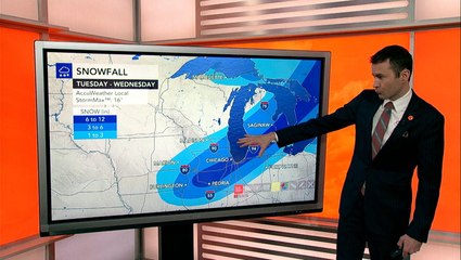 Snowstorm to take aim at Chicago, Midwest