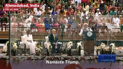 Trump Says 'America Loves India' After A Warm Welcome From India Prime Minister Modi And Crowd