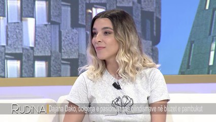 Blogerja e njohur flet per pasionin e saj per qendisjen