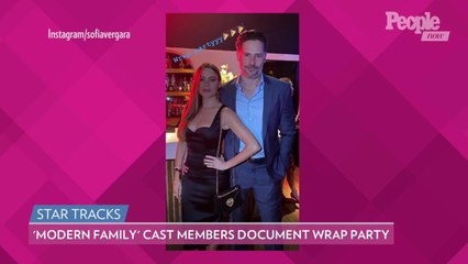 Sarah Hyland, Ariel Winter & Sofia Vergara Coordinate in Black Dresses for Modern Family Wrap Party