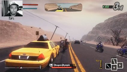 Porrada e Muito Soco Sobre Motos em Road Redemption