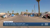 Petition calls for Phoenix leaders to address homeless camps