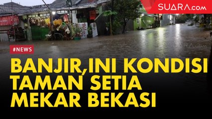 Banjir Hingga Satu Meter, Ini Kondisi Taman Setia Mekar Bekasi