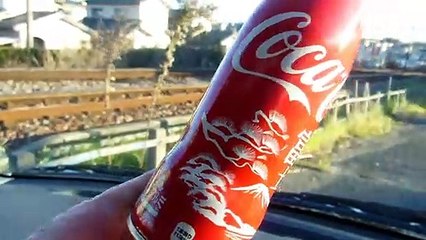 Mt Fuji Coke Can in Japan