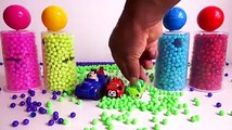 ABC Nursery TV - Pj Masks Wrong Heads Kinetic Sand Toys - Learn Colors Pj Masks Balls Beads Cars Surprise Toys