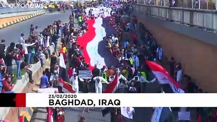 ویدئو؛ دانشجویان عراقی تظاهرات ضد دولتی برگزار کردند