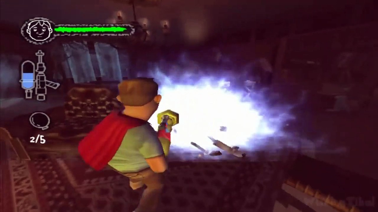 Monster House Walkthrough Part 10 (PS2, Gamecube) Game Movie Chapter 7