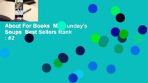 About For Books  Mr. Sunday's Soups  Best Sellers Rank : #2