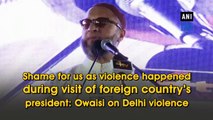 Shame for us as violence happened during visit of foreign country’s president: Owaisi on Delhi violence