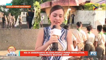 ON THE SPOT: Ika-34 anibersaryo ng EDSA-People Power Revolution, ginugunita ngayong araw