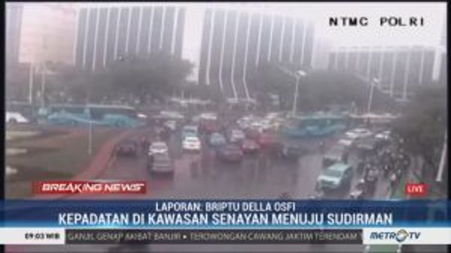 Banjir Dimana-mana, Begini Pantauan Arus Lalu Lintas di Jakarta