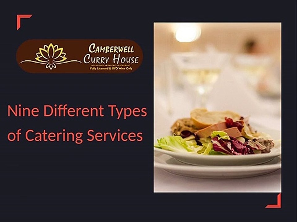 Different Types of Catering Services