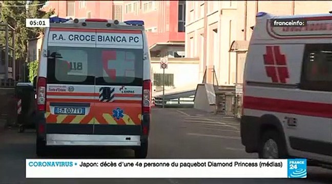 L'épidémie de pneumonie virale s'est accélérée lundi à travers le globe, l'OMS évoquant un risque de pandémie , sur fond de dégringolade des marchés financiers inquiets pour l'économie mondiale.