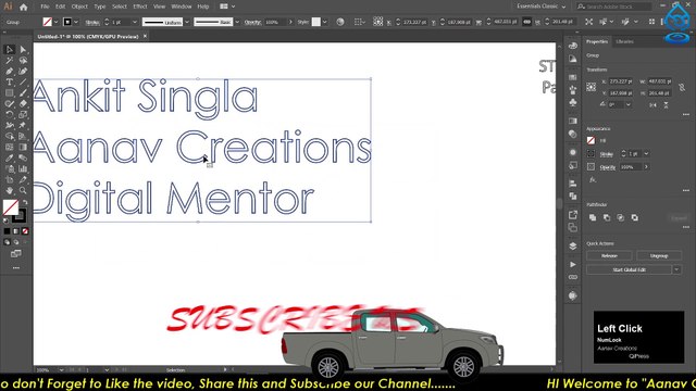New strokes Adobe Illustrator Training - Class 14 - All About Strokes Urdu /Hindi |@Aanav Creations @Technical Maanav