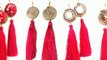 How to make jute earrings | Tassel earrings | handmade earrings #preeticreationsdda