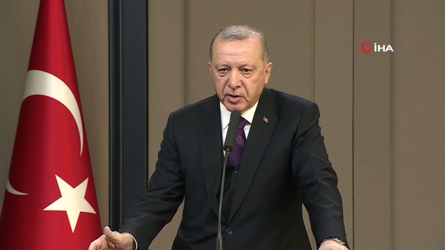 Cumhurbaşkanı Erdoğan: 'Yol haritası ile ifademiz şu anda malum Türkiye-Rusya arasında İdlib ve Libya'da yaşanan bir süreç var. Libya ayağında da yine Rusya ile görüşmelerimiz var'