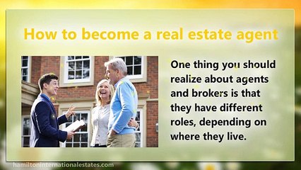 How to become a real estate agent