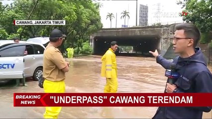Dampak Banjir Jakarta, Underpass Cawang Ikut Terendam