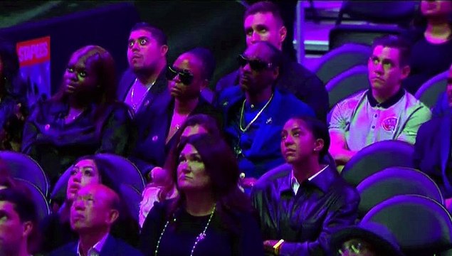 Emotiva despedida a Kobe Bryant en el Staples Center